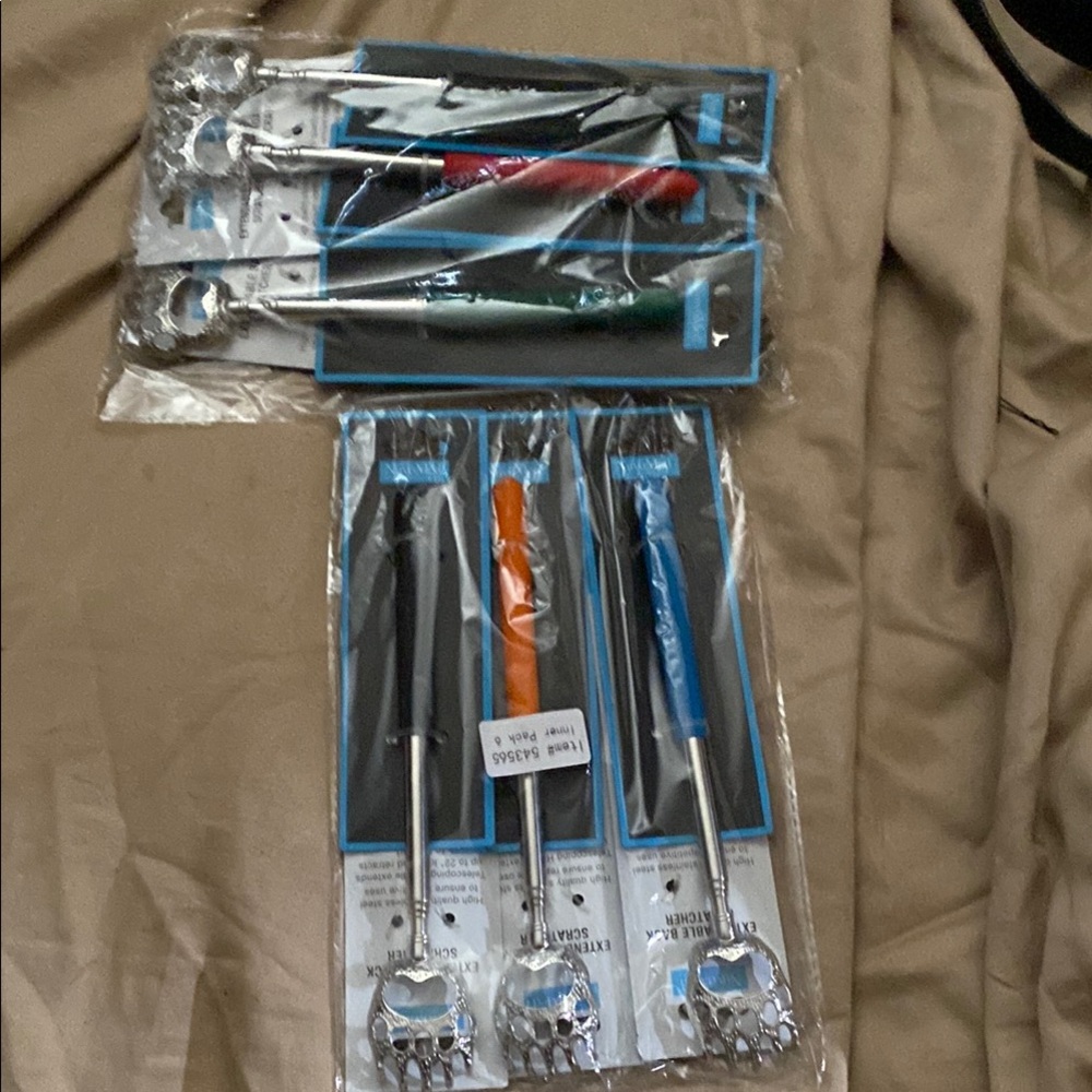 Multi-Color Back Scratchers Set